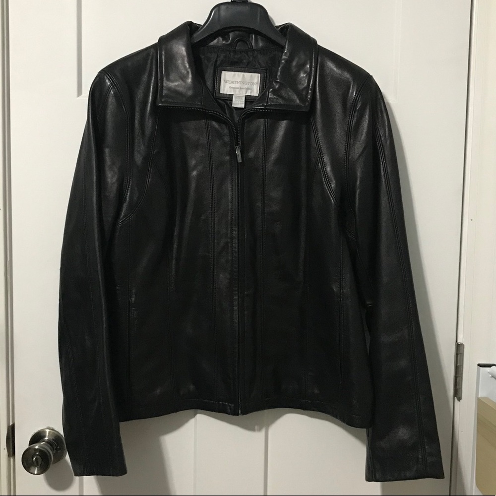 Worthington Lambskin Leather Jacket
